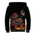 Mexico Dia de los Muertos Sherpa Hoodie La Calavera Catrina