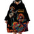 Mexico Dia de los Muertos Wearable Blanket Hoodie La Calavera Catrina