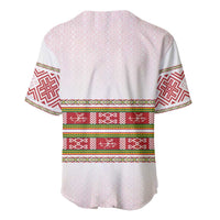 Lithuania Folk Pattern Vytis Motif Baseball Jersey