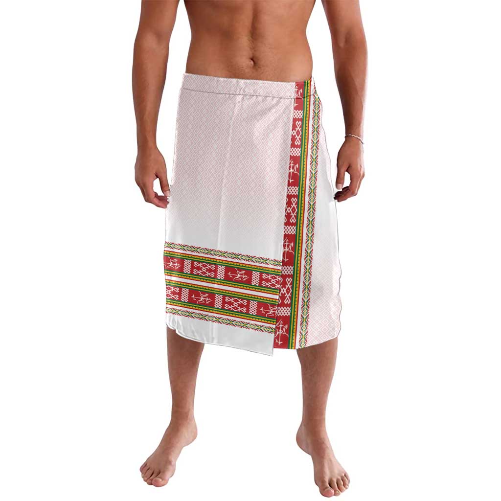 Lithuania Folk Pattern Vytis Motif Lavalava