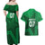 Pakistan Cricket World Cup 2024 Couples Matching Off Shoulder Maxi Dress and Hawaiian Shirt Star Jersey Inspired LT7 - Wonder Print Shop