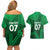 Pakistan Cricket World Cup 2024 Couples Matching Off Shoulder Short Dress and Hawaiian Shirt Star Jersey Inspired LT7 - Wonder Print Shop