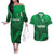 Pakistan Cricket World Cup 2024 Couples Matching Off The Shoulder Long Sleeve Dress and Hawaiian Shirt Star Jersey Inspired LT7 - Wonder Print Shop