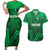 Pakistan Cricket World Cup 2024 Couples Matching Short Sleeve Bodycon Dress and Hawaiian Shirt Star Jersey Inspired LT7 - Wonder Print Shop