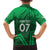 Pakistan Cricket World Cup 2024 Family Matching Off The Shoulder Long Sleeve Dress and Hawaiian Shirt Star Jersey Inspired - Wonder Print Shop