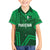 Pakistan Cricket World Cup 2024 Family Matching Off The Shoulder Long Sleeve Dress and Hawaiian Shirt Star Jersey Inspired - Wonder Print Shop