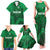 Pakistan Cricket World Cup 2024 Family Matching Tank Maxi Dress and Hawaiian Shirt Star Jersey Inspired - Wonder Print Shop