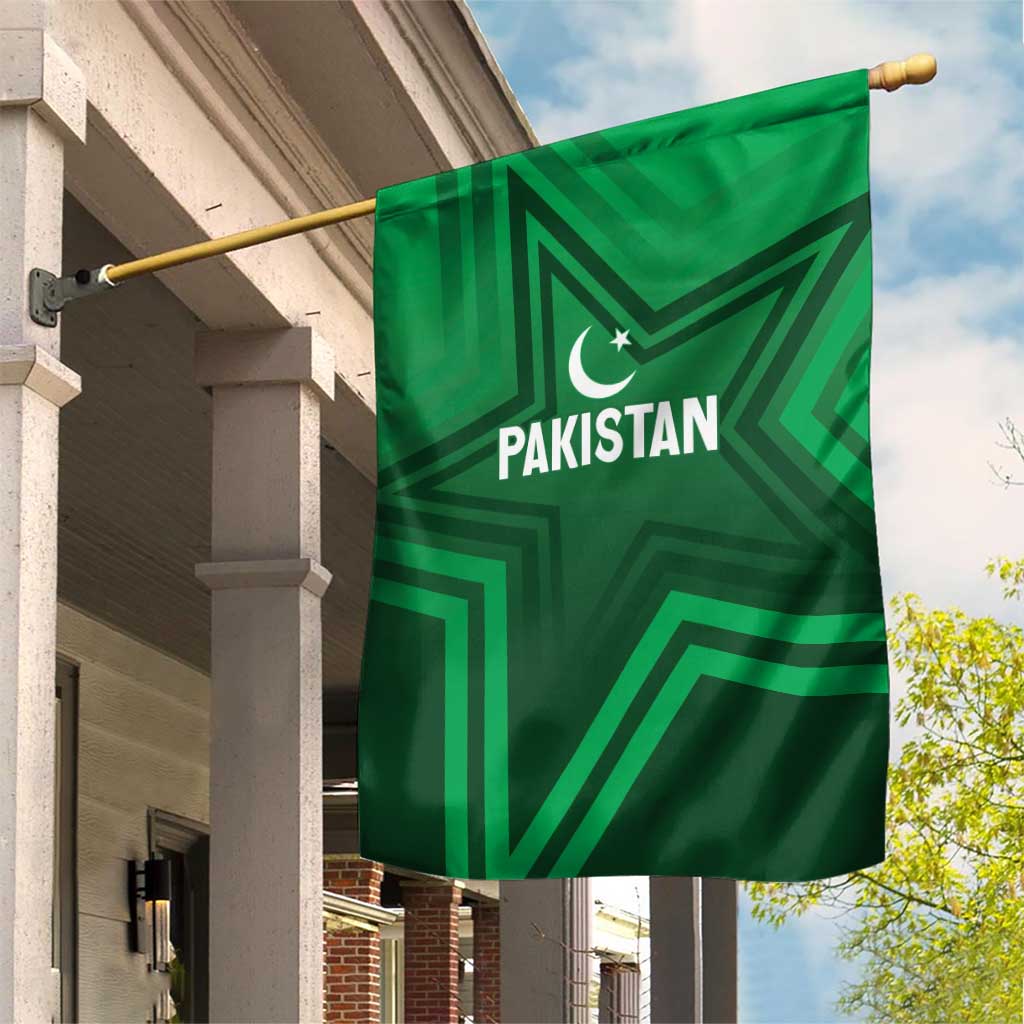 Pakistan Cricket World Cup 2024 Garden Flag Star Jersey Inspired - Wonder Print Shop