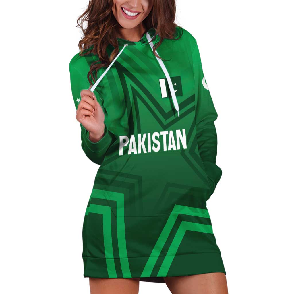 Pakistan Cricket World Cup 2024 Hoodie Dress Star Jersey Inspired - Wonder Print Shop