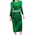 Pakistan Cricket World Cup 2024 Long Sleeve Bodycon Dress Star Jersey Inspired - Wonder Print Shop