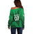 Pakistan Cricket World Cup 2024 Off Shoulder Sweater Star Jersey Inspired - Wonder Print Shop