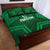 Pakistan Cricket World Cup 2024 Quilt Bed Set Star Jersey Inspired