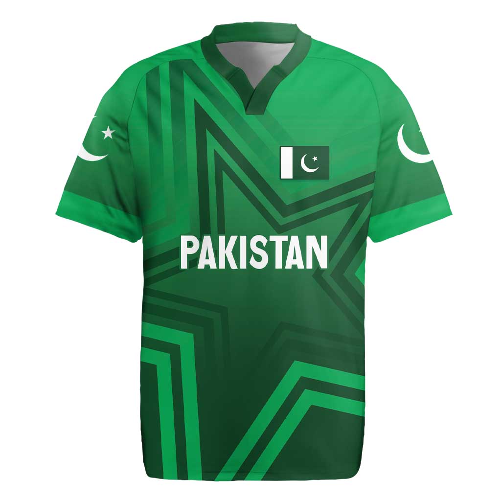 Pakistan Cricket World Cup 2024 Rugby Jersey Star Jersey Inspired