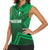 Pakistan Cricket World Cup 2024 Women Sleeveless Polo Shirt Star Jersey Inspired