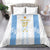 Argentina Football Custom Bedding Set 2024 Albiceleste Grunge LT7 - Wonder Print Shop