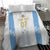 Argentina Football Custom Bedding Set 2024 Albiceleste Grunge LT7 - Wonder Print Shop