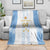 Argentina Football Custom Blanket 2024 Albiceleste Grunge