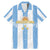 Argentina Football Custom Family Matching Mermaid Dress and Hawaiian Shirt 2024 Albiceleste Grunge LT7 - Wonder Print Shop