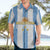 Argentina Football Custom Hawaiian Shirt 2024 Albiceleste Grunge - Wonder Print Shop