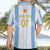 Argentina Football Custom Hawaiian Shirt 2024 Albiceleste Grunge - Wonder Print Shop