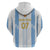 Argentina Football Custom Hoodie 2024 Albiceleste Grunge - Wonder Print Shop