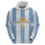 Argentina Football Custom Hoodie 2024 Albiceleste Grunge - Wonder Print Shop