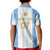 Argentina Football Custom Kid Polo Shirt 2024 Albiceleste Grunge - Wonder Print Shop