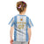 Argentina Football Custom Kid T Shirt 2024 Albiceleste Grunge - Wonder Print Shop