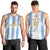 Argentina Football Custom Men Tank Top 2024 Albiceleste Grunge - Wonder Print Shop