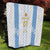 Argentina Football Custom Quilt 2024 Albiceleste Grunge