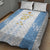 Argentina Football Custom Quilt Bed Set 2024 Albiceleste Grunge - Wonder Print Shop