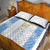 Argentina Football Custom Quilt Bed Set 2024 Albiceleste Grunge - Wonder Print Shop