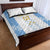 Argentina Football Custom Quilt Bed Set 2024 Albiceleste Grunge - Wonder Print Shop