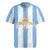 Argentina Football Custom Rugby Jersey 2024 Albiceleste Grunge - Wonder Print Shop