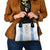 Argentina Football Custom Shoulder Handbag 2024 Albiceleste Grunge