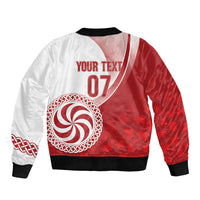 Georgia Rugby Custom Borjgalosnebi Bomber Jacket Champions Lelos