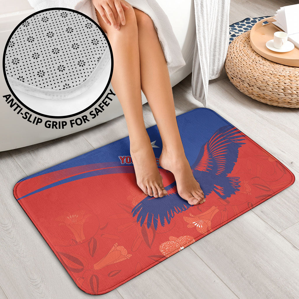 Chile Rugby Custom Los Condores Bathroom Set Copihue Motifs