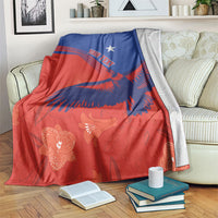 Chile Rugby Custom Los Condores Blanket Copihue Motifs