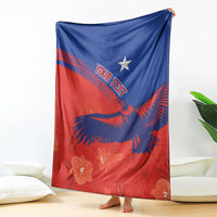 Chile Rugby Custom Los Condores Blanket Copihue Motifs
