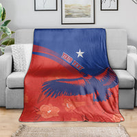 Chile Rugby Custom Los Condores Blanket Copihue Motifs