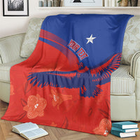 Chile Rugby Custom Los Condores Blanket Copihue Motifs