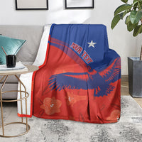 Chile Rugby Custom Los Condores Blanket Copihue Motifs