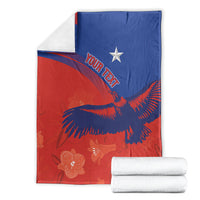 Chile Rugby Custom Los Condores Blanket Copihue Motifs