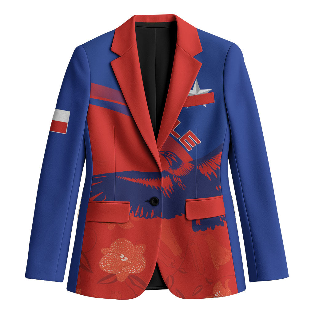 Chile Rugby Custom Los Condores Blazer Copihue Motifs
