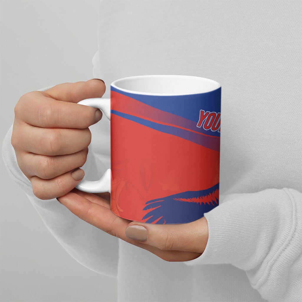 Chile Rugby Custom Los Condores Ceramic Mug Copihue Motifs