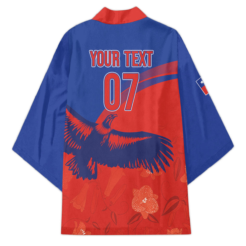Chile Rugby Custom Los Condores Kimono Copihue Motifs