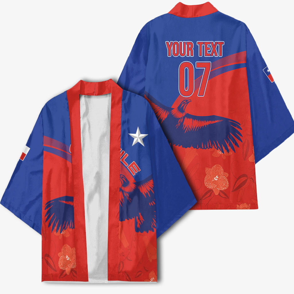 Chile Rugby Custom Los Condores Kimono Copihue Motifs