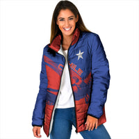 Chile Rugby Custom Los Condores Padded Jacket Copihue Motifs