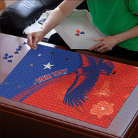 Chile Rugby Custom Los Condores Puzzle Copihue Motifs