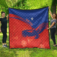 Chile Rugby Custom Los Condores Quilt Copihue Motifs